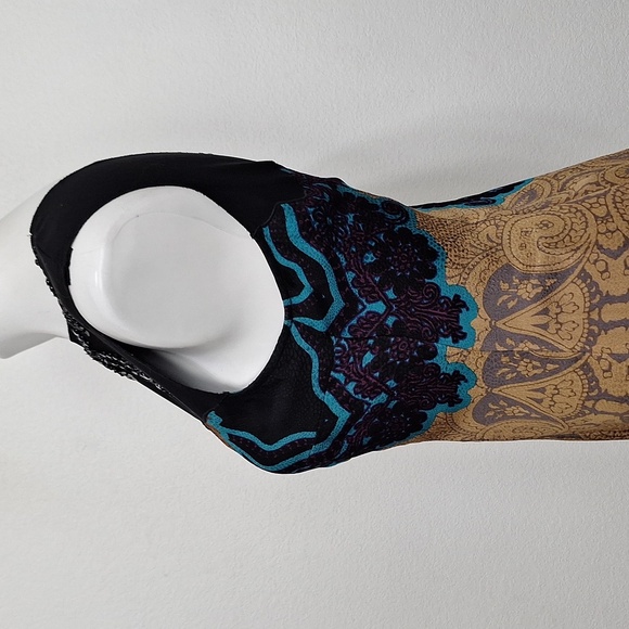 Tracy Reese Multicolor Bohemian Beaded Southwestern Boho Sheath Dress Size Small - Picture 7 of 14